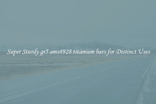 Super Sturdy gr5 ams4928 titanium bars for Distinct Uses