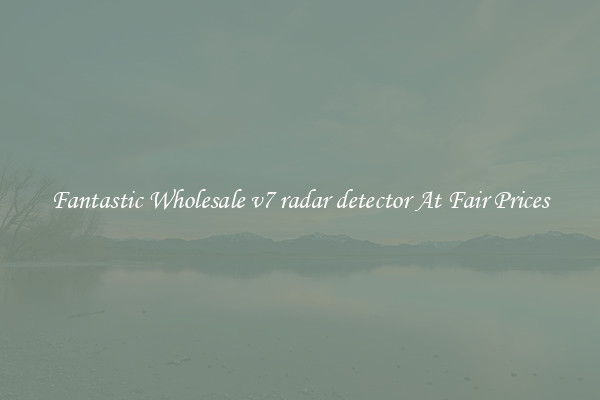 Fantastic Wholesale v7 radar detector At Fair Prices