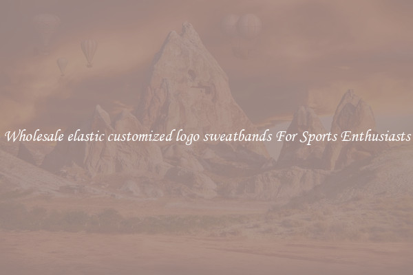 Wholesale elastic customized logo sweatbands For Sports Enthusiasts