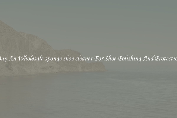 Buy An Wholesale sponge shoe cleaner For Shoe Polishing And Protection