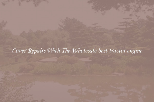  Cover Repairs With The Wholesale best tractor engine 