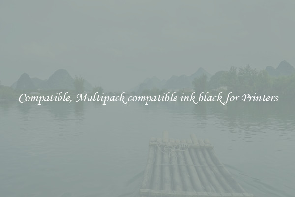 Compatible, Multipack compatible ink black for Printers